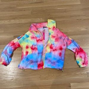 terez tie dye windbreaker